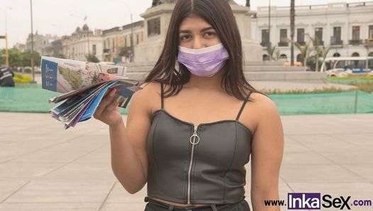 18-year-old submissive Venezuelan gets her first anal drilling