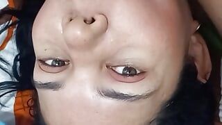 Blowjob deepthroat camera