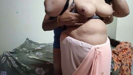 Desi Village Real Aunty Bigboobs Tight Pussy Fucking With Stepbrother Stepsister Doggy Style Hard-core Fucking Telugu Dirty