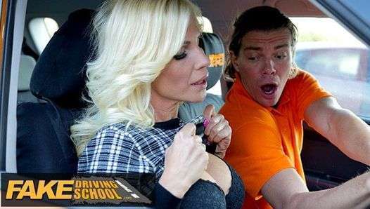 Fake Driving School Blonde MILF Tiffany Russo Fucks