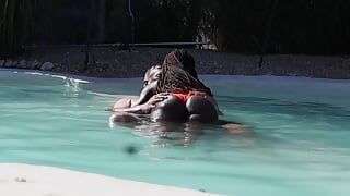 fucking in the holiday resorts pool