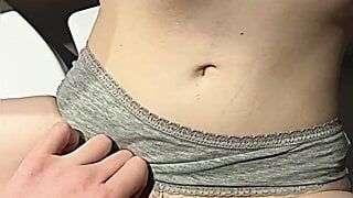 Fucking young pussy on washing machine