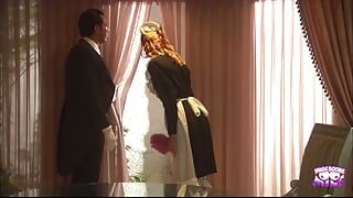 His Stunning Small Breasted Maid Came to Him and Then He Cum on Her Face