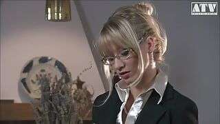 Italian slutty doll with big perky tits and blonde hair