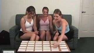Mia, Ashley and Ashton Play Strip Memory