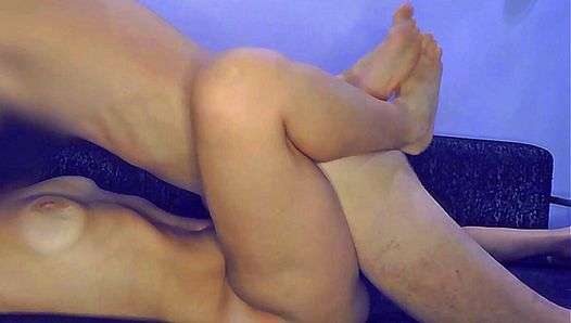 MILF with a beautiful elastic ass is trying to get pregnant again. Deep creampie.