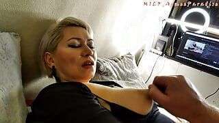 Nipple shaking orgasm of cool mature bitch Aimee Hot MILF (aka AimeeParadise)…