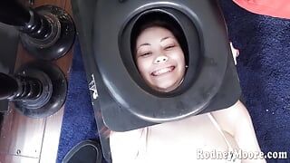 Rimming fanatic face sitting hot young slut ho