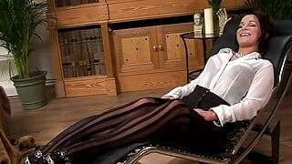 Sexy Brunette Jenny Baby Gets Hard Anal Reaming and Facial From Therapist!!!!!