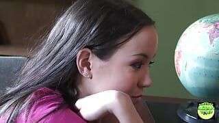 She finds satisfaction in the arms of a mature horny man who likes Asian chicks