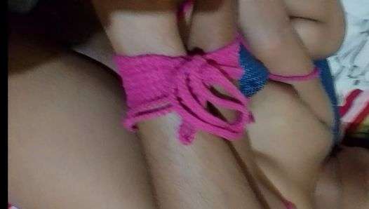 Sri Lankan Teen Girl tied up