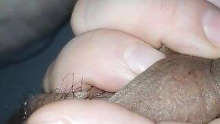 Step mom flipped step son dick on her hands