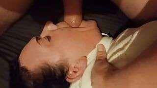 Throatfuck!! Cumshot!!