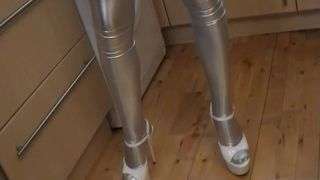 Tight PVC panties get my pussy so wet