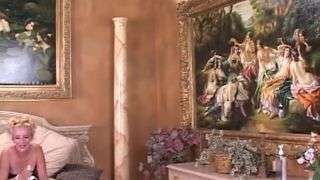 Two mature lesbians loves riding sybians and having pussies filled with toys