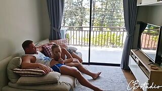 Wife caught her husband while he was fucking her best friend doggy style