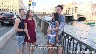 Young Sex Parties – Double date and double fucking