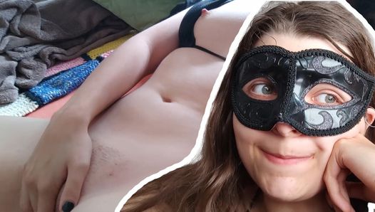 18yo HAIRY TEEN PUSSY in Bikini