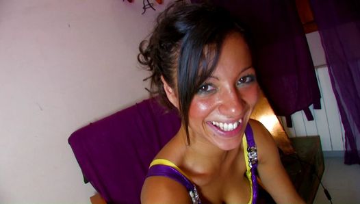 Beautiful french Milf Katina ends her porn debut with a huge facial