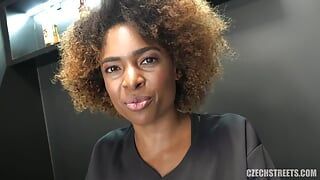 Czech Streets – Extra Sexy Black Hairdresser