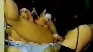 Female French Prsoner Guards Strap On Fuck A Prisoner