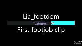 First german Footjob clip