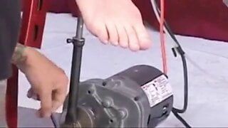 fixed to a fucking machine