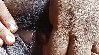 Indian anty bedroom finger massage performance