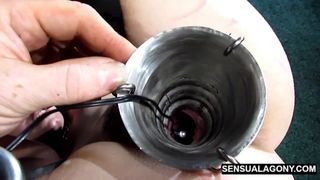 Machine fucked sub learns discipline