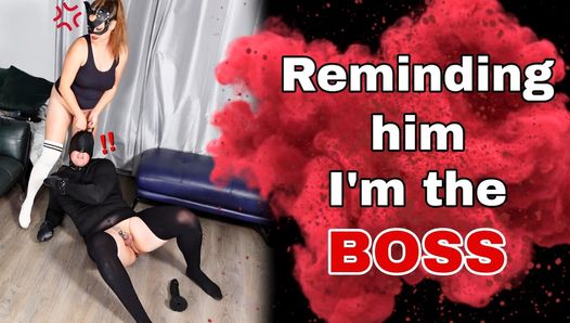 Reminding him who’s boss! Femdom Wrestling Female Domination BDSM Pussy Licking Face Sitting Real