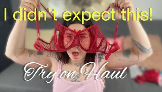 See through Lingerie Try on haul by Tattooed hottie