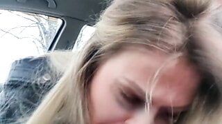 Picked up girlfriend, she deliberately thanked me! Swallow!