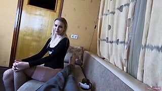 Stepbrother Cums In Stepsister’s Pussy Twice For Money!