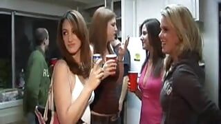 Filthy college teen fucks cock