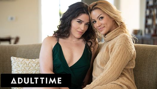 ADULT TIME – Victoria Voxxx Meets Up With Serbian Babe Cherry Kiss For Sensual Pussy Licking Session