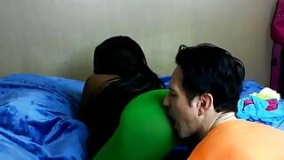 ebony princess coloured pantyhose sex. nylon butt facesit