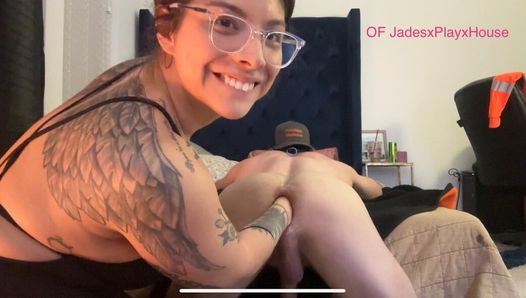 FISTING MY SUBS BOYPUSSY TILL HE CUMS