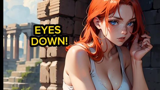 (Hentai JOI) Humiliation session with Ginger Goddess (femdom, feet, denial)