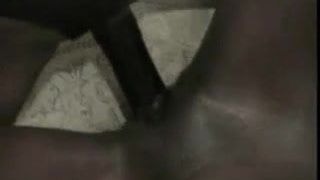 Hot ebony lesbian strap-on orgy