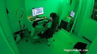 April and Nyx – Eating a schoolgirl pussy