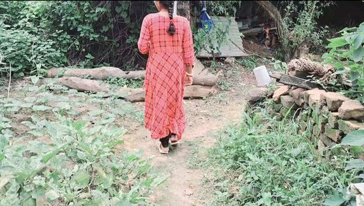 Best Indian Bangali Village bhabhi fucking outdoor forest by devar