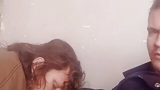 Blowjob in the Living Room Untill Cum in Stacy’s Mouth