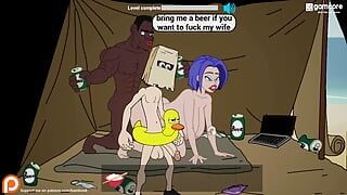 Fuckerman: Nude Beach And Sexy Girls With Huge Tits Ep.12