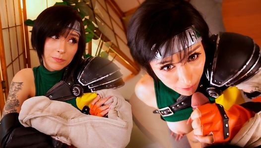 I suck my step-brother’s dick as Yuffie from Final fantasy – Leela Moon