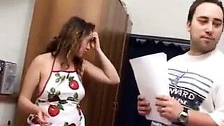 Italian housewife pays his debts