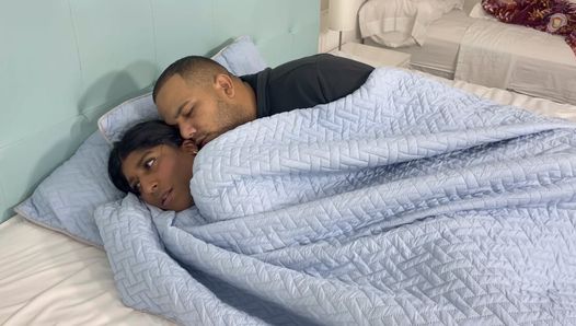 It’s raining and it’s very cold, stepbrother hug me and give me a lot of warmth