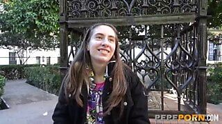 Small-titted VIRGIN gets fucked for the first time at just 18