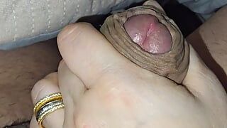 Step mom hand slip under blanket handjob step son dick