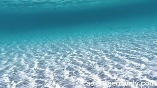 Swimming and sex in the dream of Asian cutie