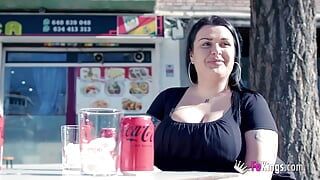 Years later… Sandra’s back, and she still has those HUGE TITS!